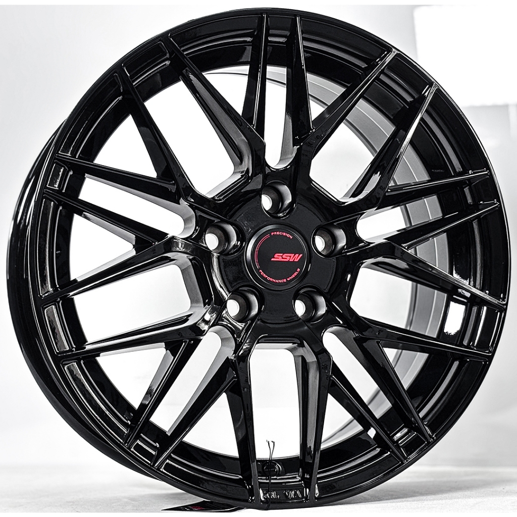 ล้อแม็กซ์ SSW Vorsteiner S348 ขอบ16นิ้ว 5รู108 สีดำแวว กว้าง7นิ้ว Offset35 [22480]