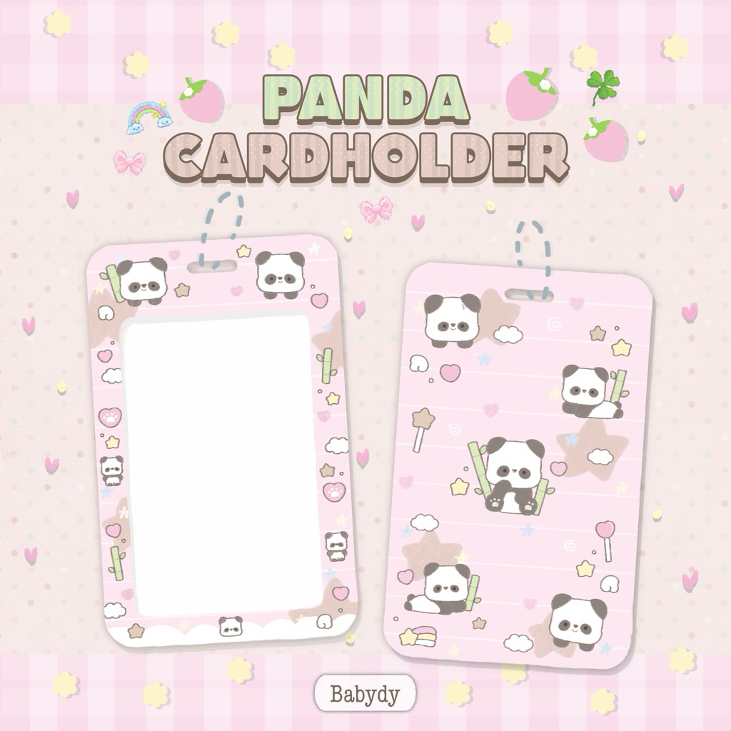 พร้อมส่ง cardholder panda ที่ใส่บัตรเเพนด้า