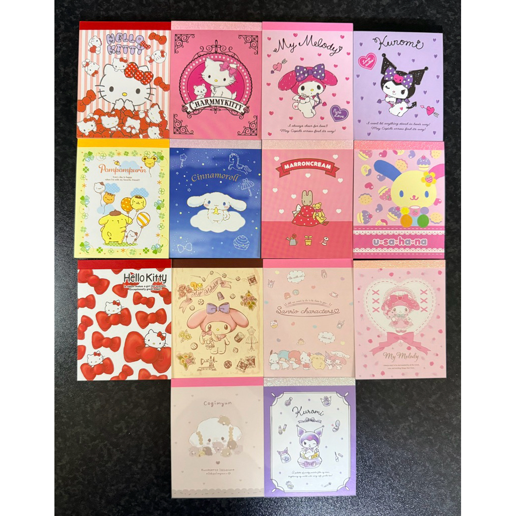 Sanrio Characters MINI Memo Pad - Authentic (B)