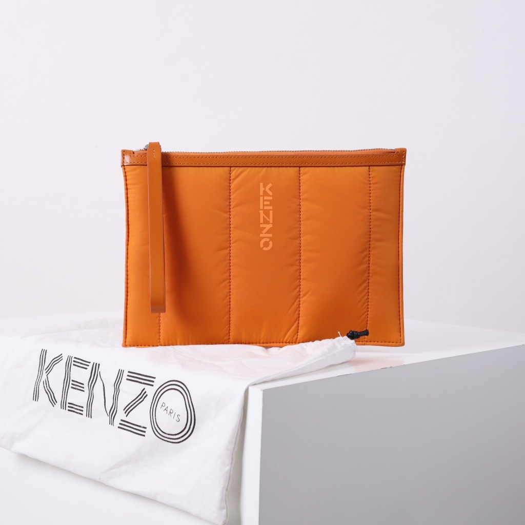 กระเป๋าคลัทช์ Clutch Bag KENZO ของแท้ 100% สภาพใหม่ Premium [KENZO CLUTCH] | MOPOKO