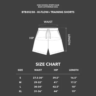 HI-FLOW+ Training Shorts : กางเกงขาสั้นเทรนนิ่ง - BTB35238