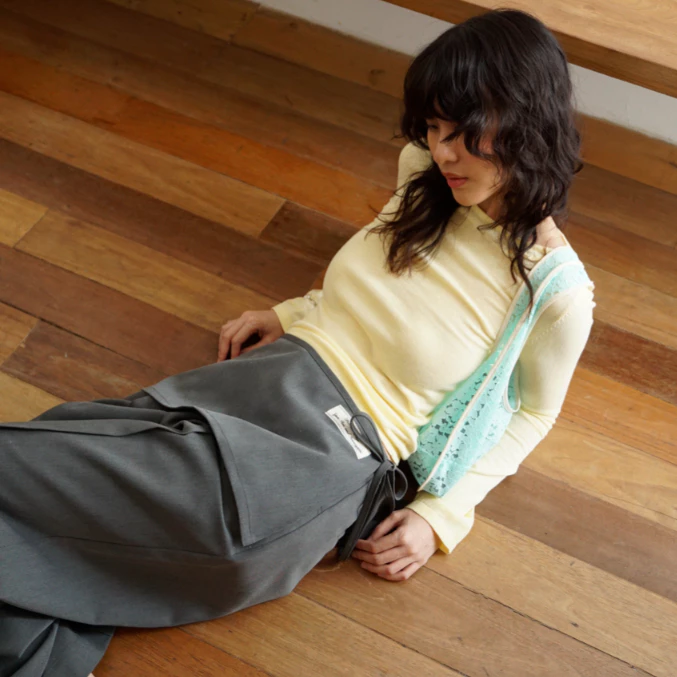 5pm.sun | daylié top : เสื้อแขนยาวคอกว้างผ้าคอตตอนทอดีเทลงานปัก :-)