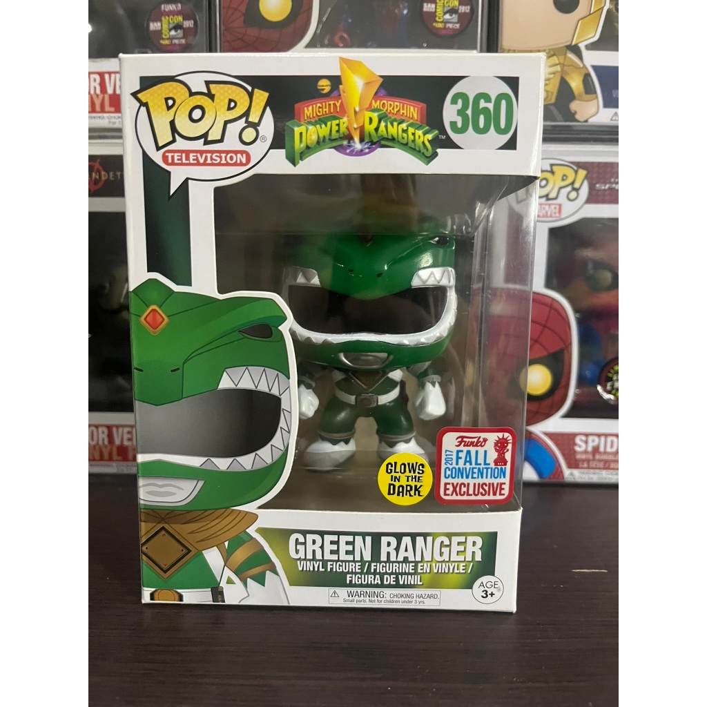 [RARE] ฟิกเกอร์ Funko Pop #360 Green Ranger Power Ranger (เรืองแสง)