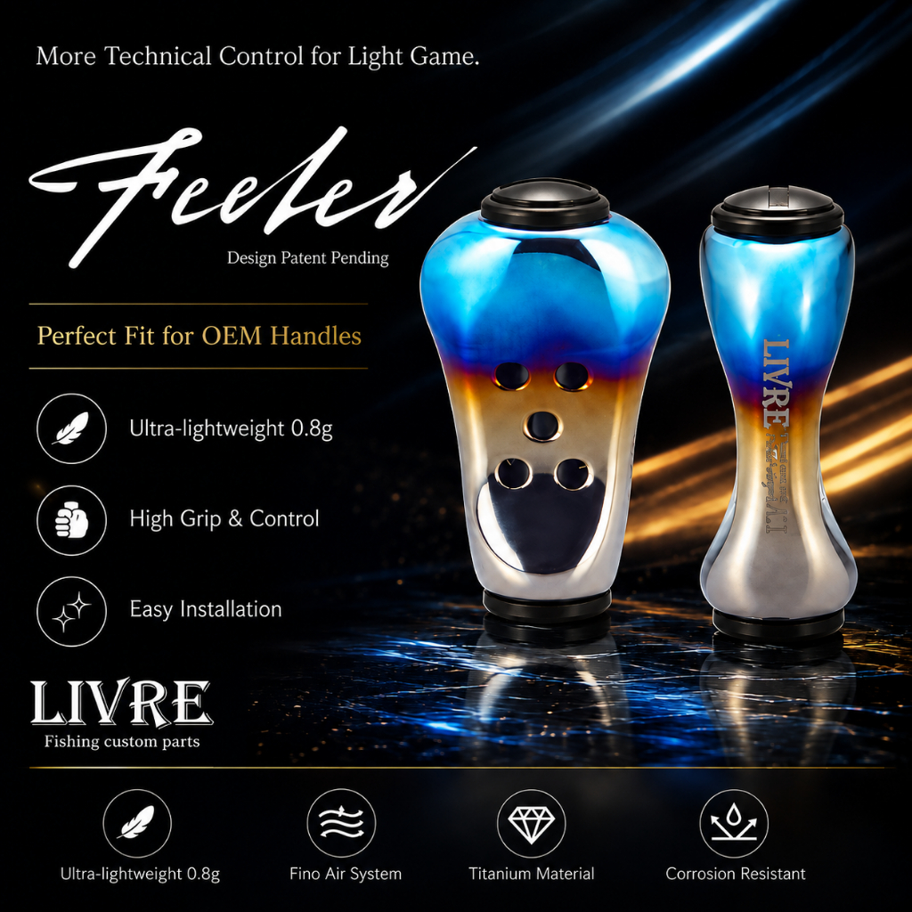 LIVRE Feeler Knob for Shimano & Daiwa - Single Unit in Various Colors