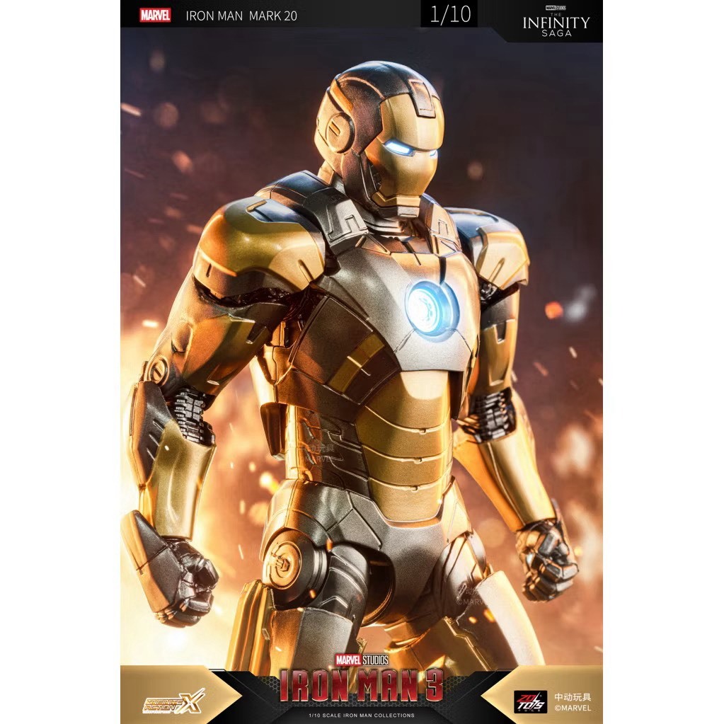 ZD Toys Iron Man 3 ฟิกเกอร์ Iron Man Mark 20 - Python