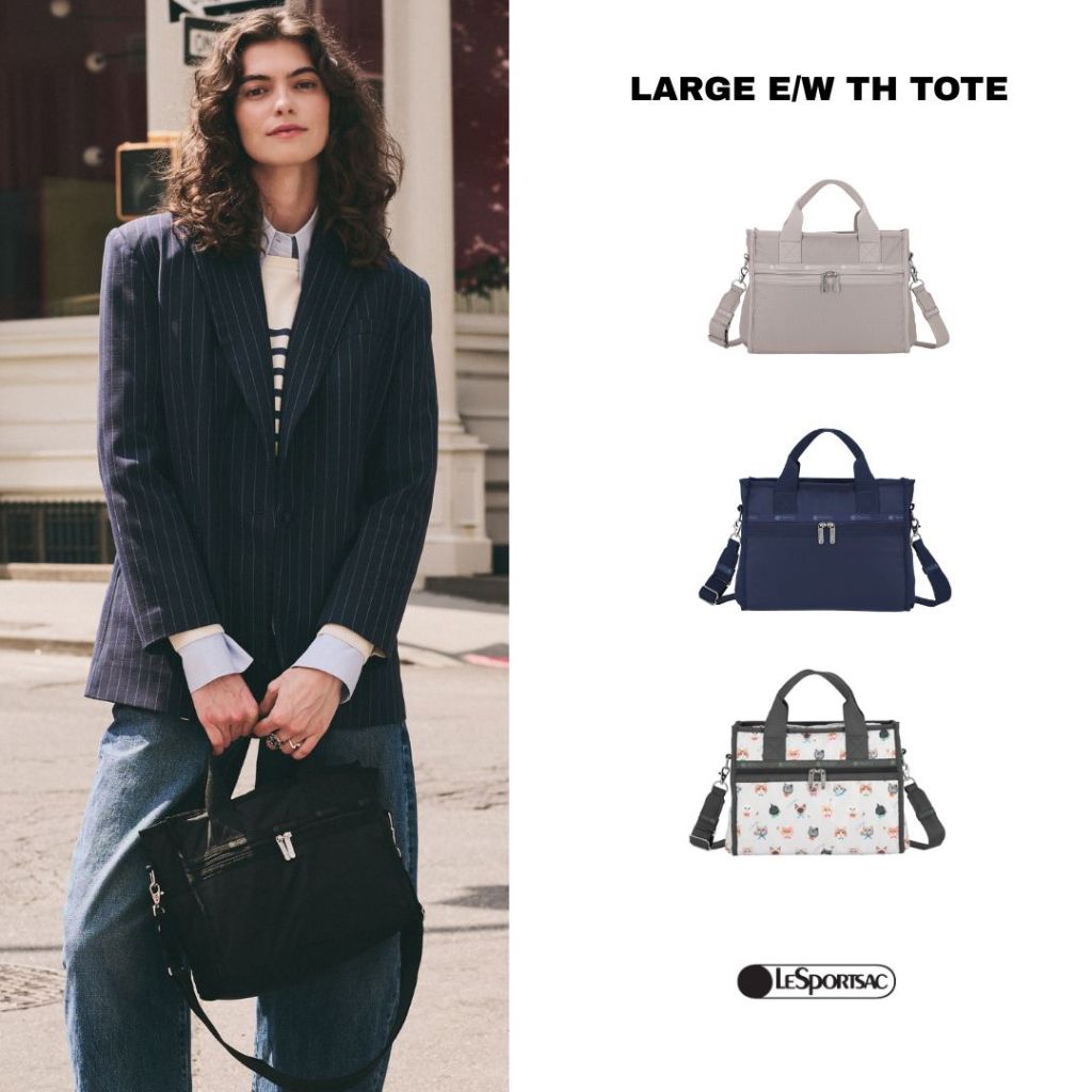 Lesportsac Large E/W Tote Bag กระเป๋าโท้ทใบใหญ่ Style 1005