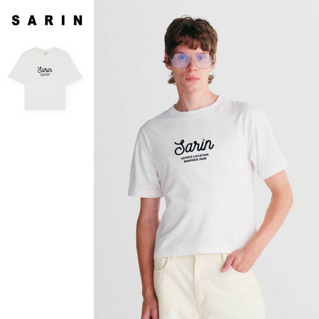 Sarin weekend unisex t-shirt เสื้อยืดทรงใหม่ ผ้าใส่สบาย