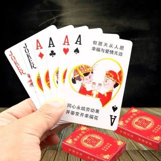 JZ การ์ดเกมโป๊กเกอร์ลายการ์ตูน ไพ่ poker โป๊กเกอร์