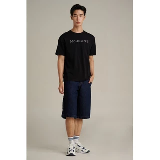 Mc JEANS (แม็คยีนส์) เสื้อยืดผู้ชาย เสื้อยืดแขนสั้น ทรงเรกูลาร์ Regular Fit T-Shirt มีให้เลือก 4 สี MTSZD73