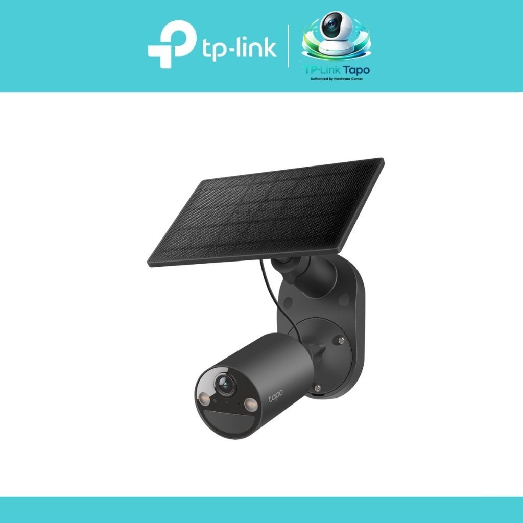 TAPO C411 KIT กล้องวงจรปิด 3MP พร้อมโซลาร์เซลล์ Solar-Powered Security Camera Kit