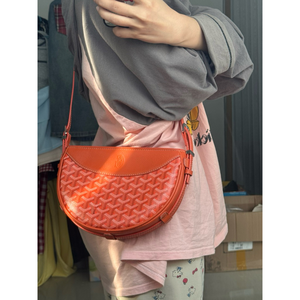 พร้อมส่ง 24.ชม.กระเป๋าสะพายข้าง กระเป๋าสะพายไหล่ รุ่น Goyard Hirondelle Bag
