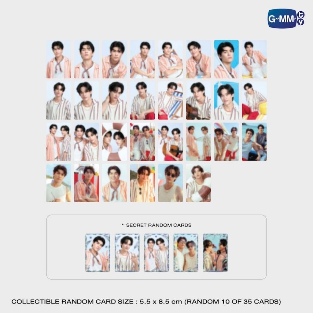 (พร้อมส่ง) GMMTV JOSS GAWIN HEAT & BEAT CONCERT COLLECTIBLE RANDOM CARD