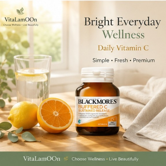 Blackmores Buffer C 30 เม็ด | Buffered Vitamin C Tablets | VitaLamOOn
