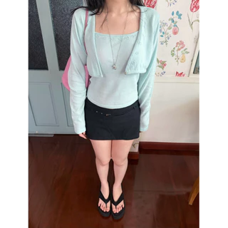 Orangebaskets เสื้อแขนยาว รุ่น Buttercup Two-Way Top