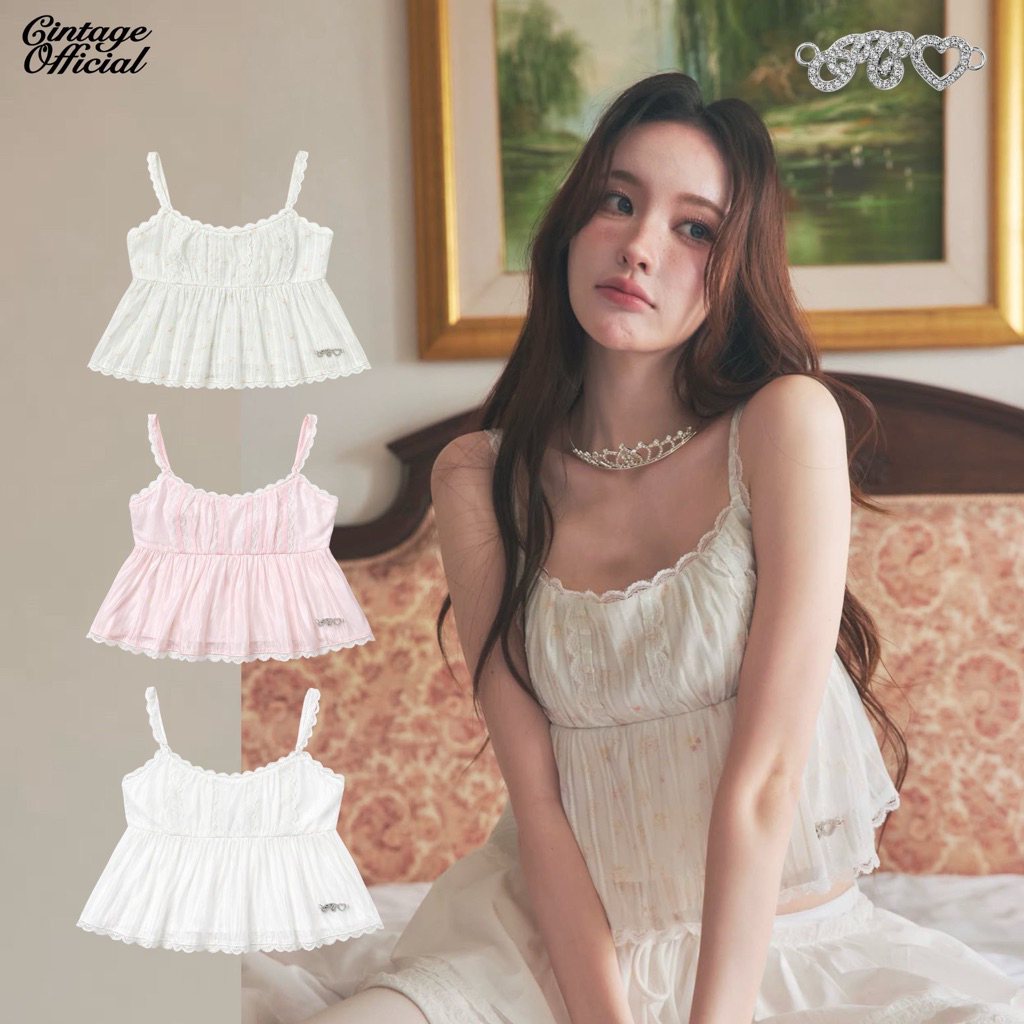 Cintage x Pimmmmss | CT2231 ครอปสายเดี่ยวTilly8741