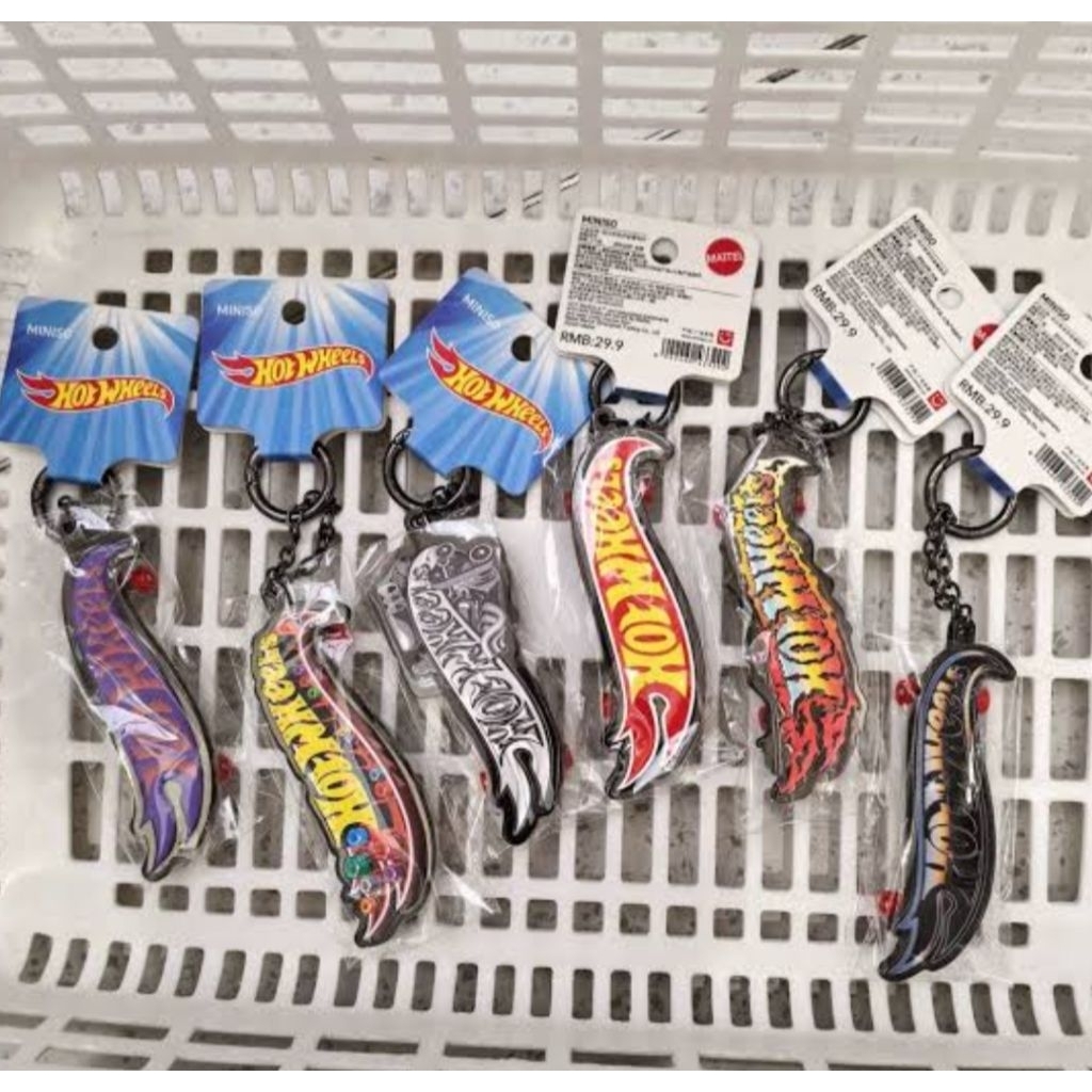 Hot Wheels พวงกุญแจโลหะ Keychain Skate Hotwheels
