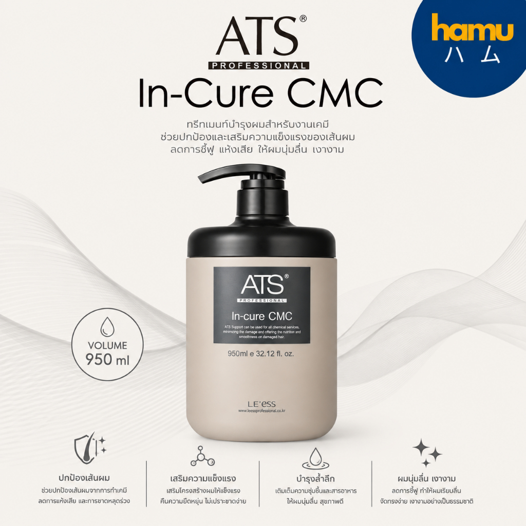 ATS® In-Cure CMC 950mL ทรีทเม้นท์สูตรพิเศษ เสริมสร้างความแข็งแรงจากภายใน
