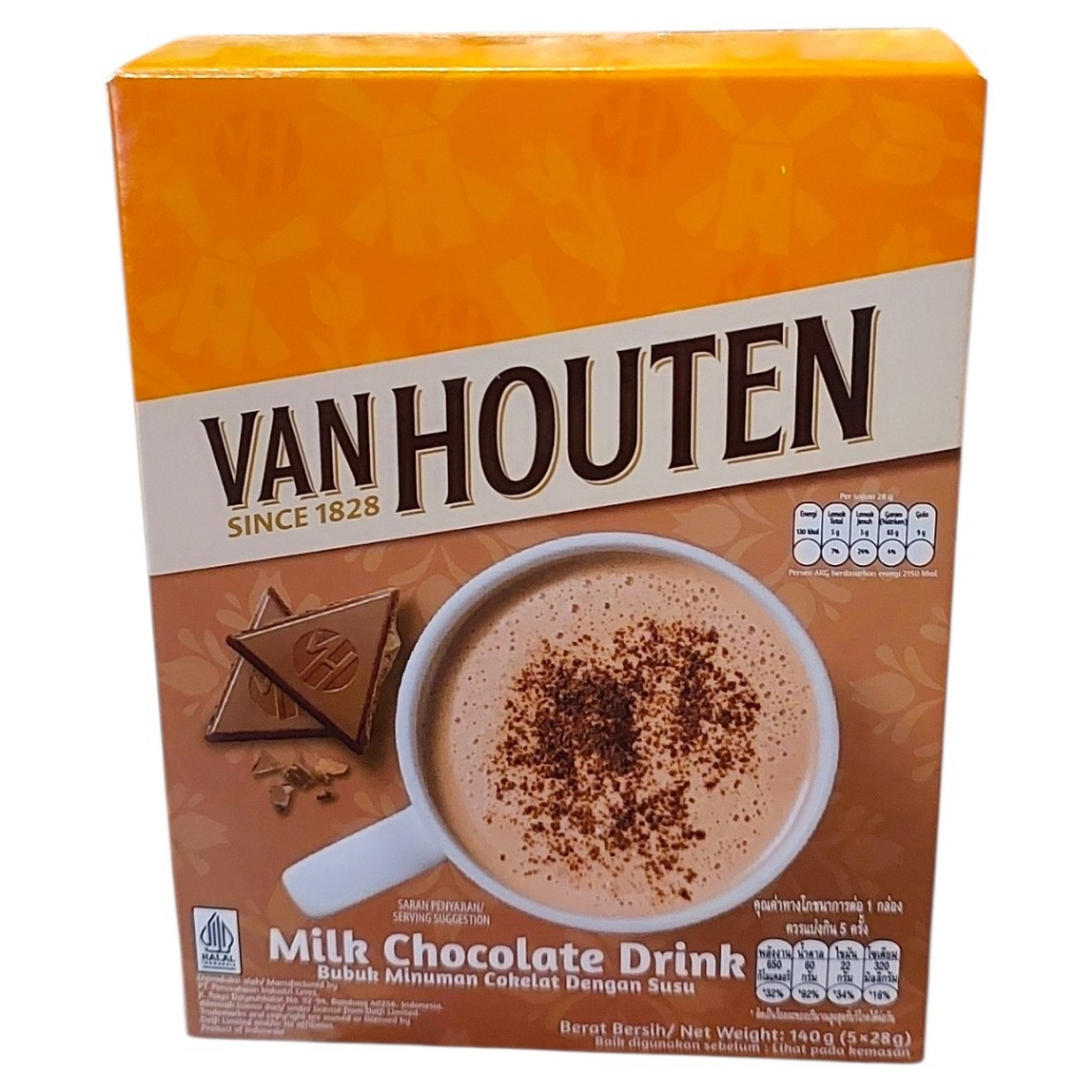 Van Houten Milk Chocolate Drink(5ซอง) 140กรัม