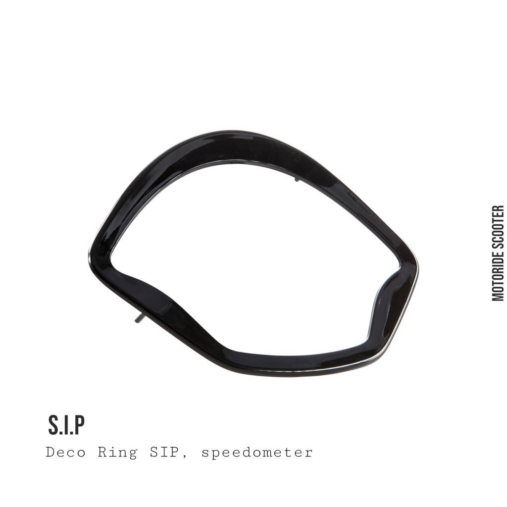 ครอบเรือนไมล์ SIP สีดำ สำหรับ Vespa GTS300 2016-2022