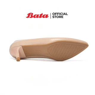 Bata LADIES'HEELS รองเท้าลำลองแฟชั้นสตรี PUMP CONTEMP ส้นสูง 1.5 นิ้ว สีเบจ รหัส 6518761