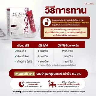 อาหารเสริม Celvita ย้อนวัยได้ โปร 2 กล่อง