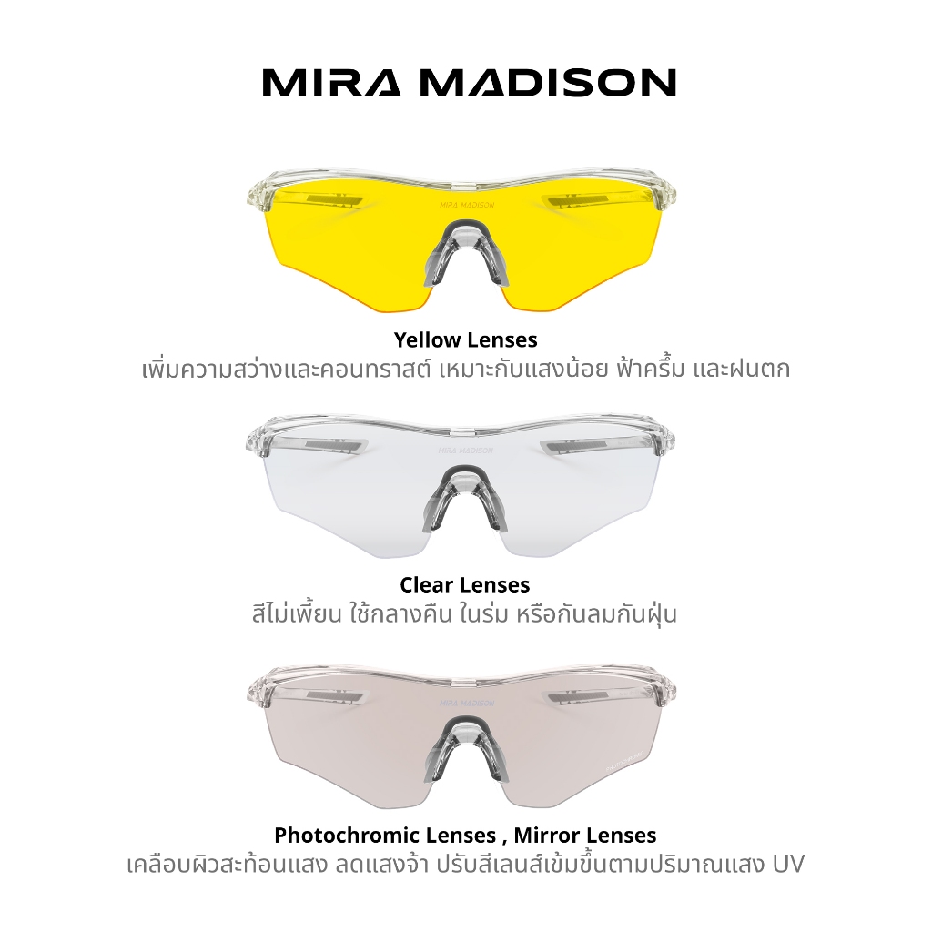Mira Madison نظارة شمسية رياضية Flow — صورة 3