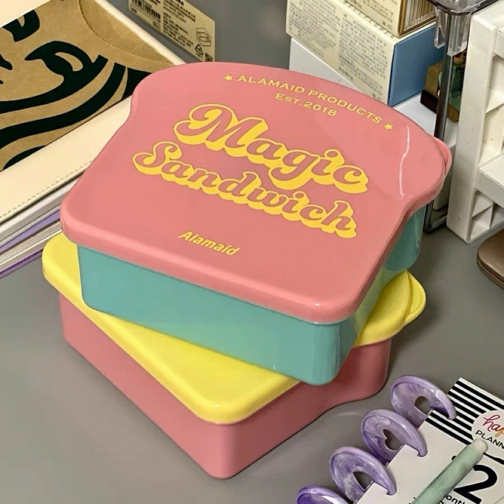 ✨พร้อมส่ง Alamaid lunch box Magic Sandwich