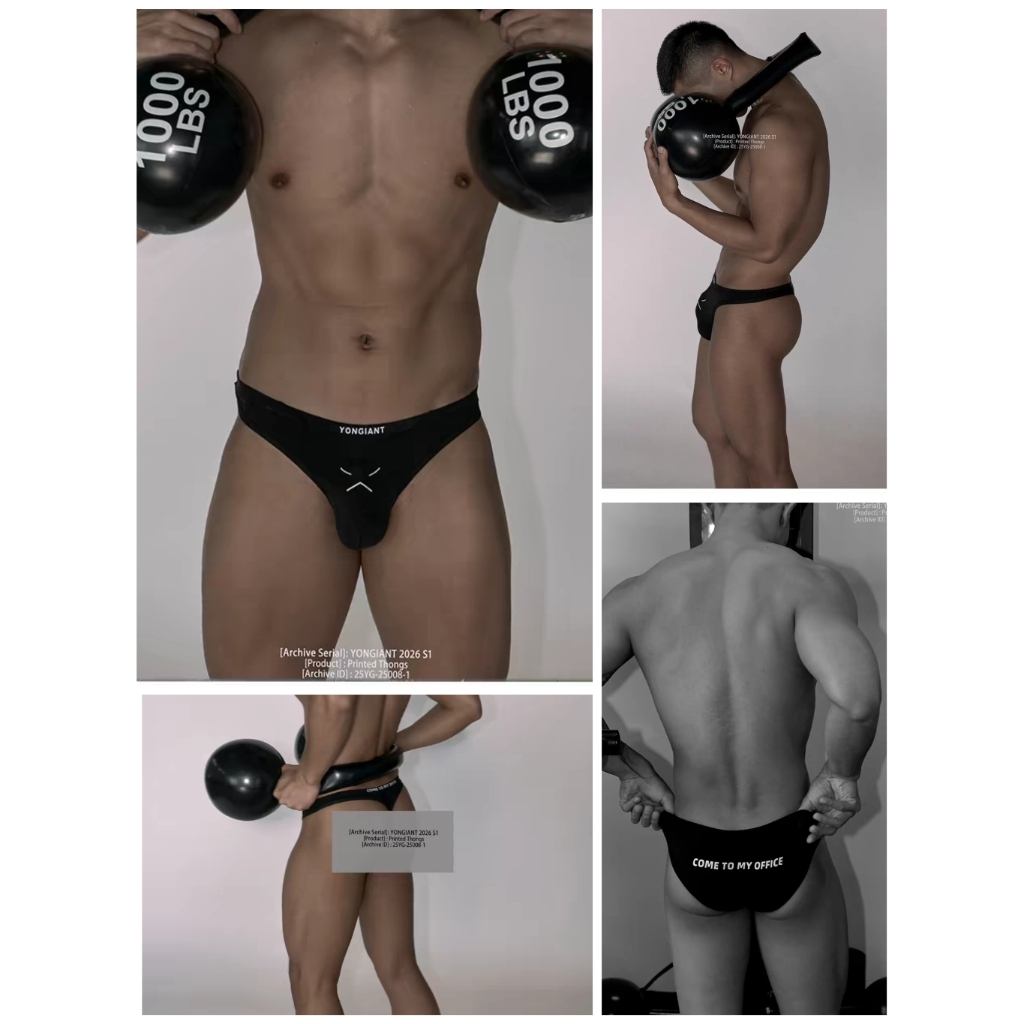BLUECAP | 25008 Youngiant Bikini Swim G-String บิกินีชาย จีสตริง กางเกงว่ายน้ำชาย กางเกงในชายเอวต่ำ