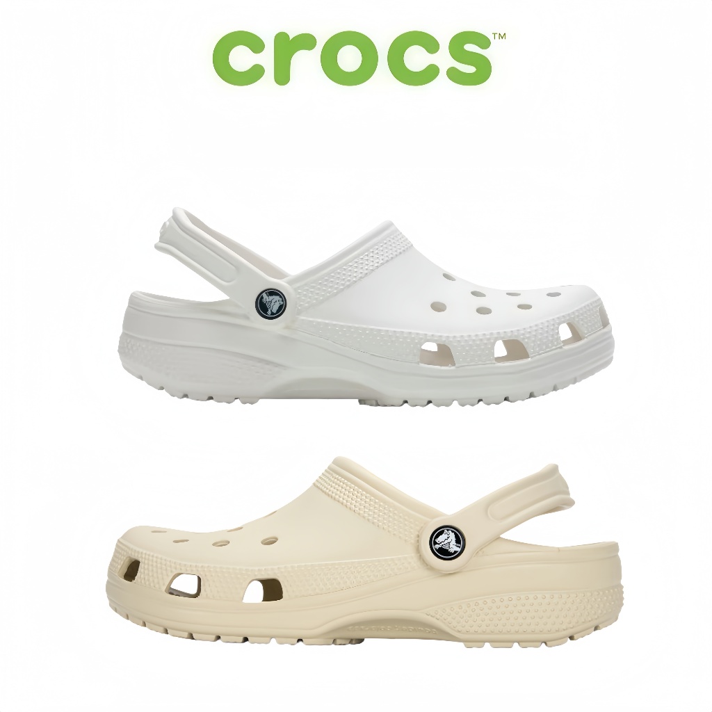 [ จัดส่งทันที] Crocs รองเท้าลำลองผู้ใหญ่ CLASSIC CLOG รองเท้าแตะแฟชั่นรองเท้าแตะผู้ชายผู้หญิง รุ่น 10001100