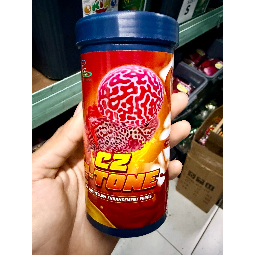 CZ 2-Tone อาหารปลาหมอสีสูตร เร่งแดง เร่งเหลือง เร่งหัว 100g