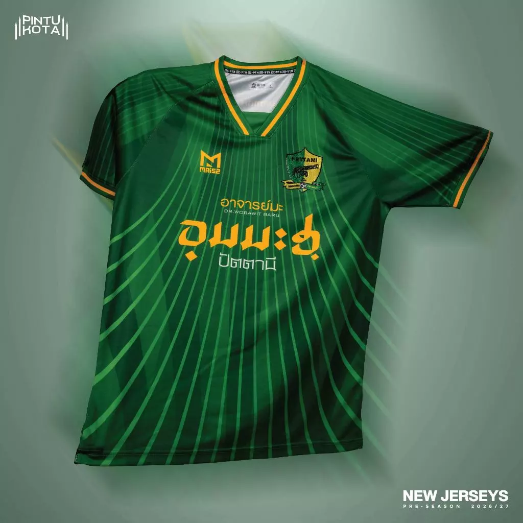 เสื้อพรีซีซั่นเขียวปัตตานี เอฟซี 2026-2027