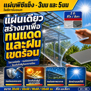 PC แผ่นอะคริลิคใส ความยาวปรับแต่งได้ แผ่นอคีลิค กันน้ำ แผ่นพลาสติกใส อคริลิคหนา พลาสติกใส แผ่นหลังคาใส หลังคาโปร่งแสง
