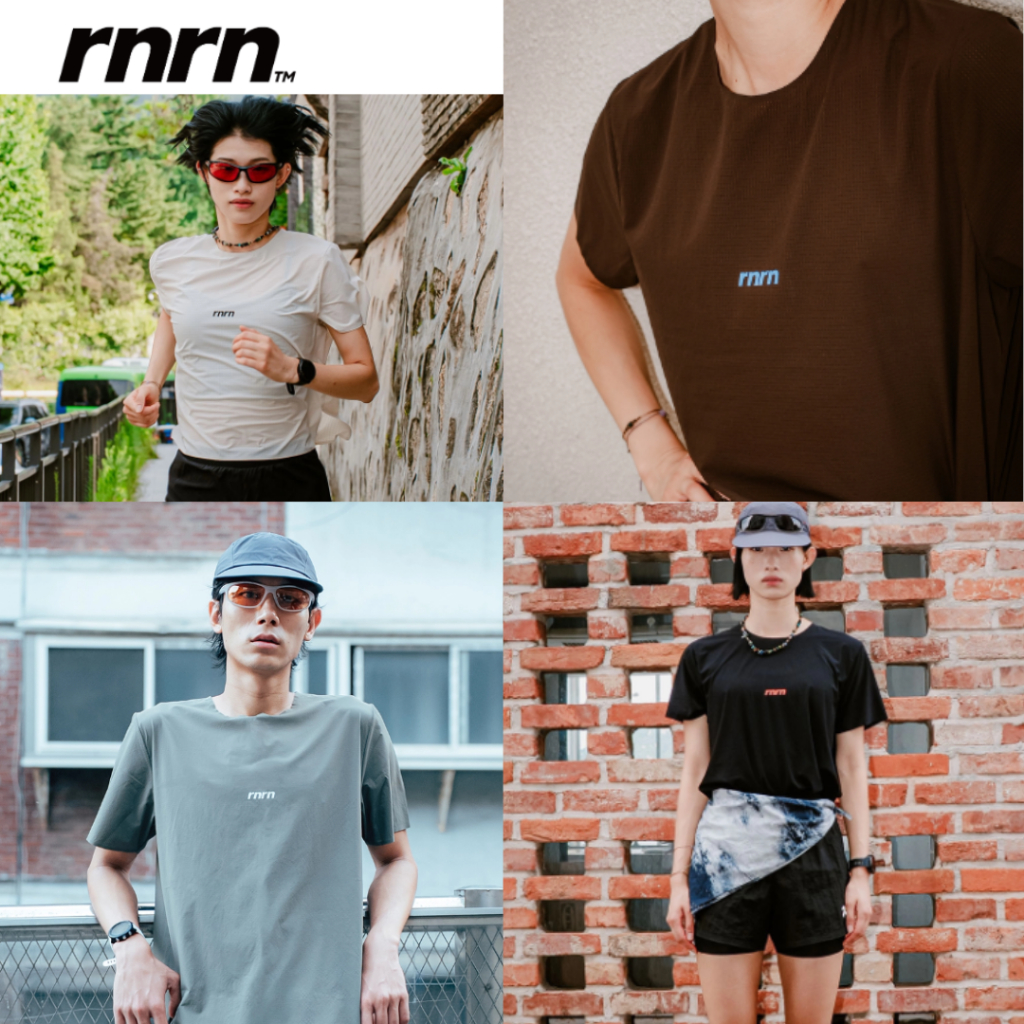 พร้อมส่ง brown XL Rnrn เสื้อวิ่ง Short Sleeve ระบายอากาศดี ของแท้ 100%