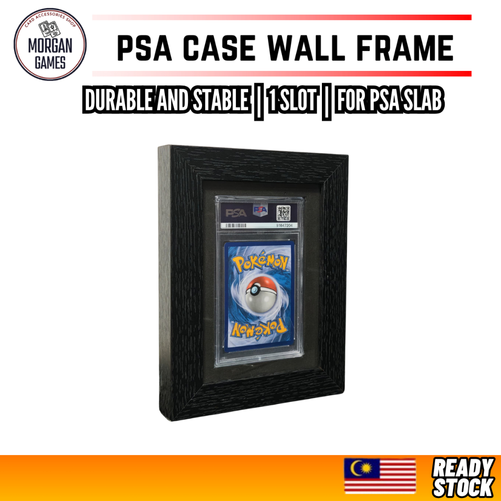【Morgan Games】【Ready Stock】Wall Frame for PSA Case | PSA Casing Wall Display Frame 墙陈列展示PSA评级卡牌