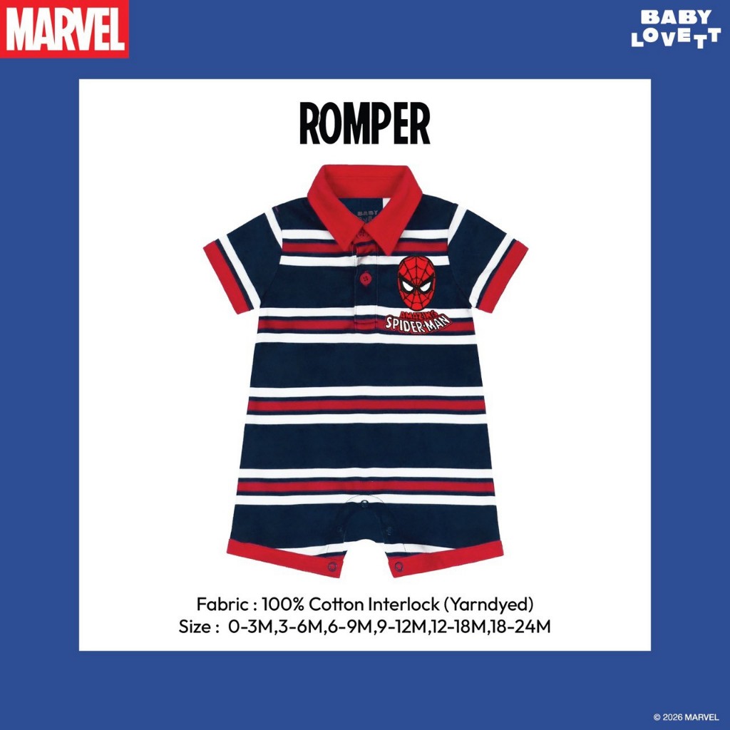 [Babylovett] 06 Spider-Man - Romper