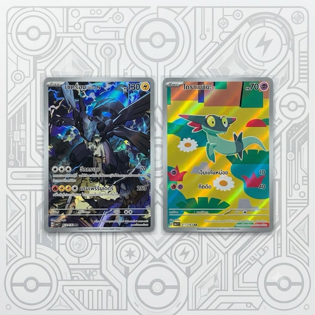 Pokemon card TH ภาษาไทย ประเภทมังกร AR