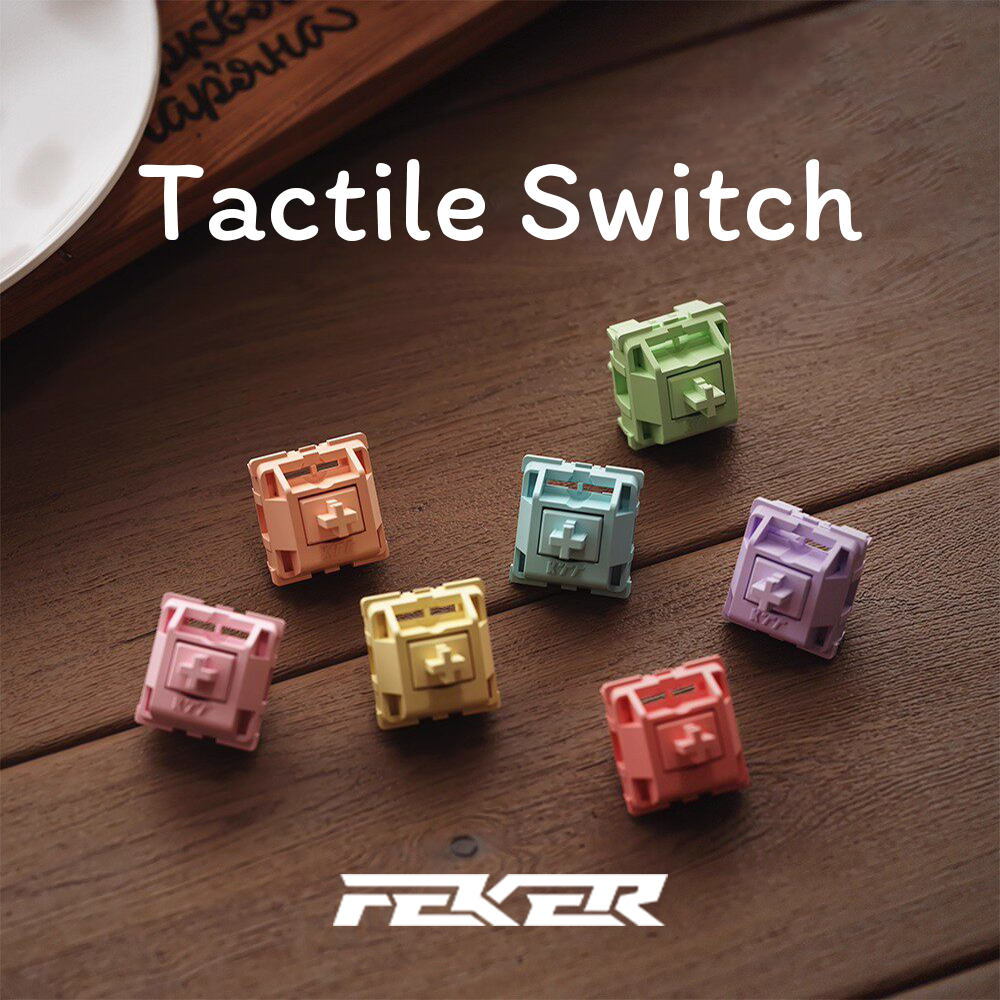 FEKER Tactile Switch 3Pin Holy Panda สวิตช์คีย์บอร์ด หล่อลื่นโรงงาน พิมพ์ลื่น เหมาะกับคีย์บอร์ด for 