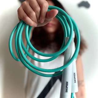 เชือกกระโดด PVC กึ่งเชือกนักมวย ขนาด 7 มม. for strength and endurance training ด้ามจับกระชับมือ