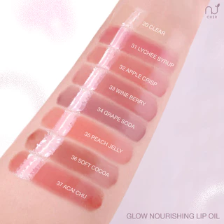 CHER Glow Nourishing Lip Oil เฌอ โกลว์ นอริชชิ่ง ลิป ออยล์ช่วยให้ริมฝีปากฉ่ำ และอวบอิ่มเพิ่มความเงางาม