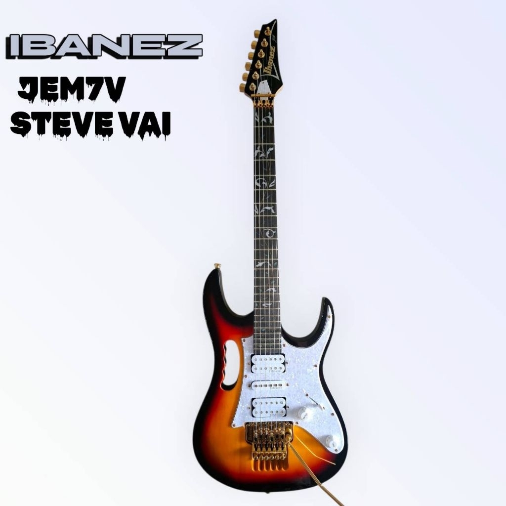 กีต้าร์ไฟฟ้า IBANEZ JEM7V Steve vai signature limited จัดส่งในไทย
