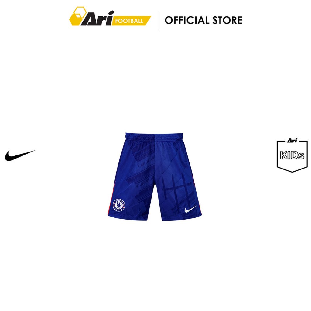 NIKE CHELSEA 2025 HOME KIDS SHORTS - RUSH BLUE (HJ5587-495) กางเกงฟุตบอลเด็ก ไนกี้ เชลซี 2025 (ARIFB
