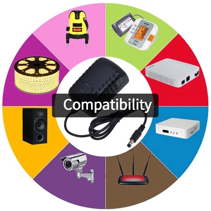 อะแดปเตอร์ Adapter 12V 2A สำหรับกล้องวงจรปิด หัว 5.5 x 2.5MM thumbnail 7