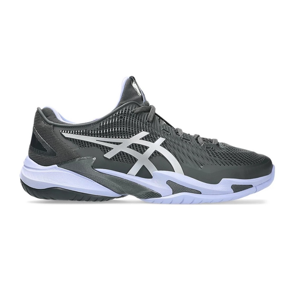 Asics รองเท้าเทนนิสผู้ชาย Court FF 3 Night Energy | Graphite Grey/Pure Silver ( 1041A569-020 )