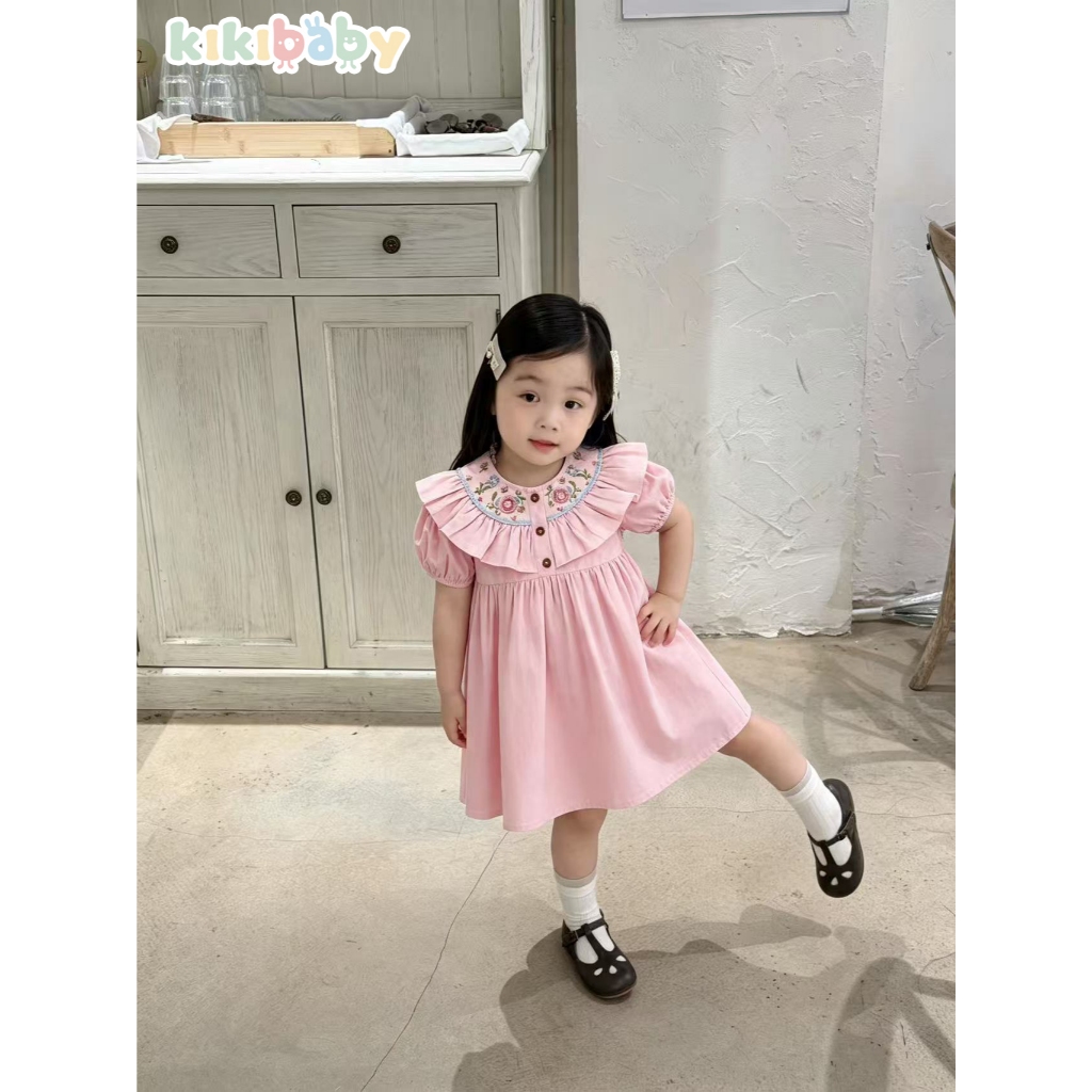 Kiki Baby فستان قطن بالزهور (90-150) — صورة 6