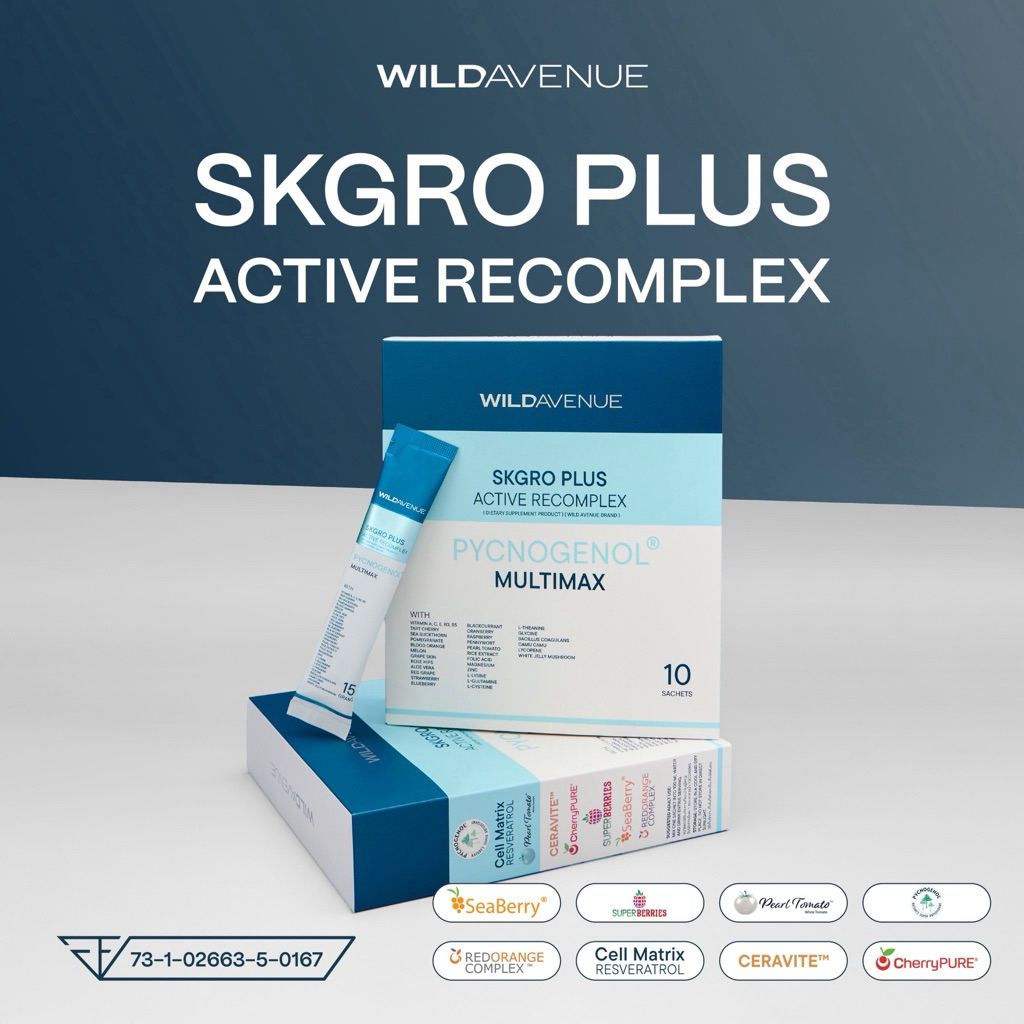 WILD AVENUE SKGRO PLUS ACTIVE RECOMEPLEX (ผลิตภัณฑ์เสริมอาหา