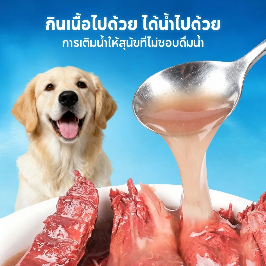 สินค้าใหม่ กระป๋องสุนัข PET RECORD 430g ทูน่าเนื้อแดง 3รส โปรตีนสูง น้ำซุปเติมน้ำ โอเมก้า3 บำรุงขนสุนัขทุกวัย thumbnail 4