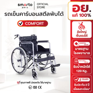 [รับประกัน 2ปี] Forever รุ่น Comfort รถเข็นวีลแชร์ล้อขนาด 24" วงจับมั่นคง พื้นที่นั่งกว้าง