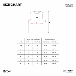 BROOO เสื้อกล้าม CLASSIC TANKTOP เสื้อวิ่ง RUNNING SHIRT