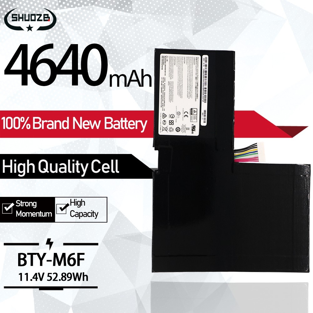 BTY-M6F Laptop Battery For MSI GS60 Series MS-16H2 MS-16H4 2PL 2PC 2PE 2PL 2QC 2QD 2QE 6QC 6QE 6QC-2