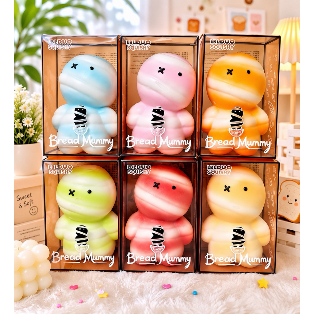 สกุชชี่ Mummy มัมมี่ สูง 15 cm น่ารัก น่าสะสมบีบ หอม นุ่ม สโลวว (พร้อมส่งในไทย)